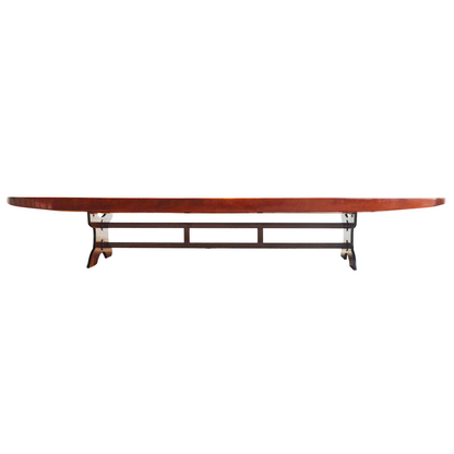 Wooden Single Paddle Board Coffe Table 18.5 Inches tall