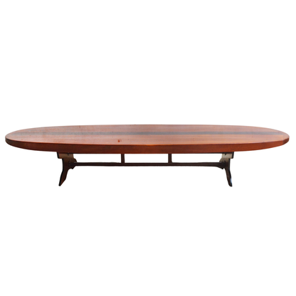 Wooden Single Paddle Board Coffe Table 18.5 Inches tall