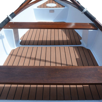 11.5 ft Composite whitehall dinghy with teak accent