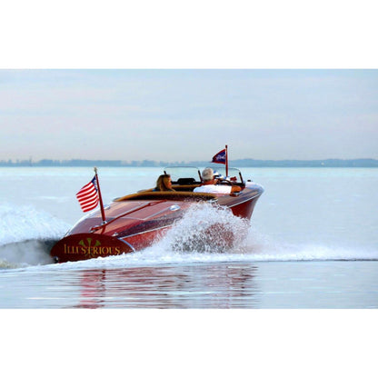 1940 19 Ft. Chris Craft Barrel Back Custom Built Boat Replica