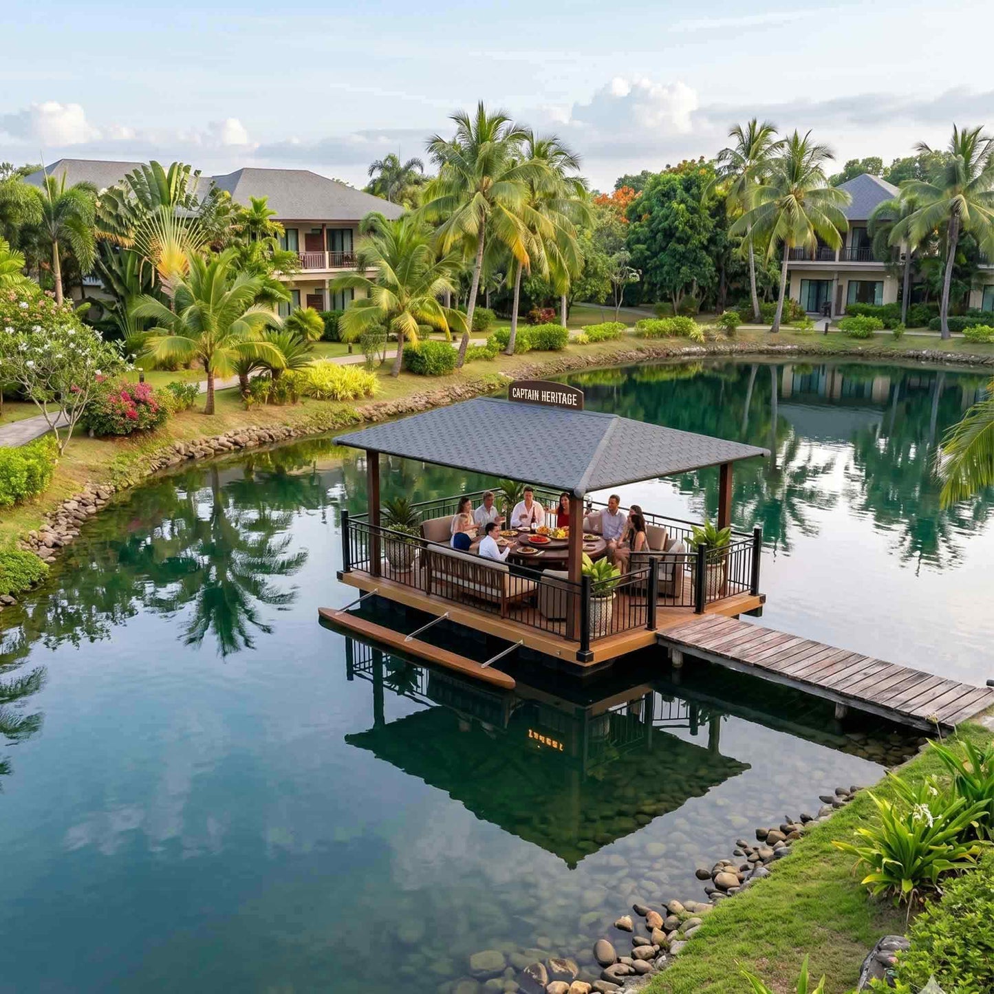 Rectangular Floating Lounge