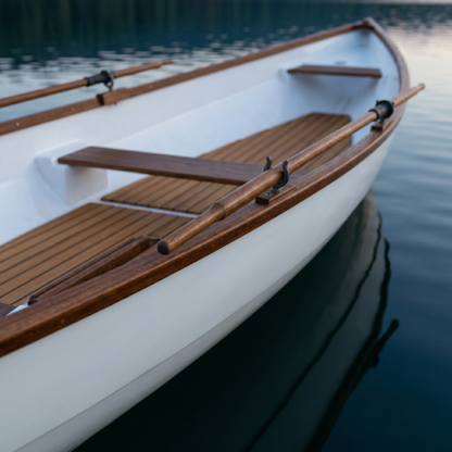 17ft Composite Whitehall Dinghy | Teak Accents & Classic Design