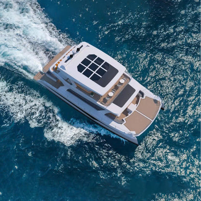 MOTOR YACHT 56ft Custom Build & Factory Visit with Luxury Travel Experience