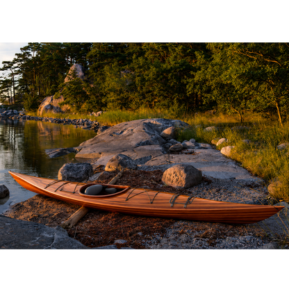 Wooden Single Kayak 17 - One person kayak