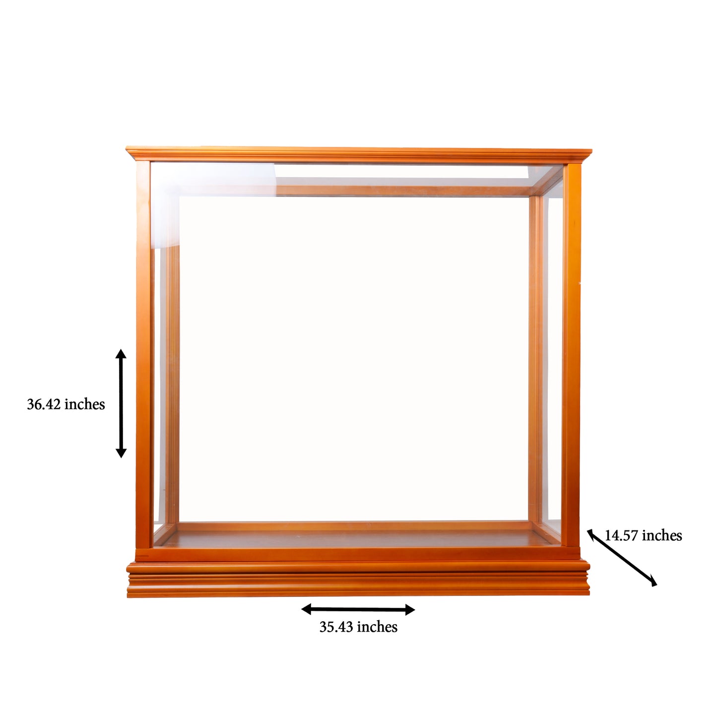 P006KD - Medium Tall Ship Display Case (Knock-Down)