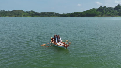 12' Wooden Whitehall Rowboat with Gelcoat reinforcement