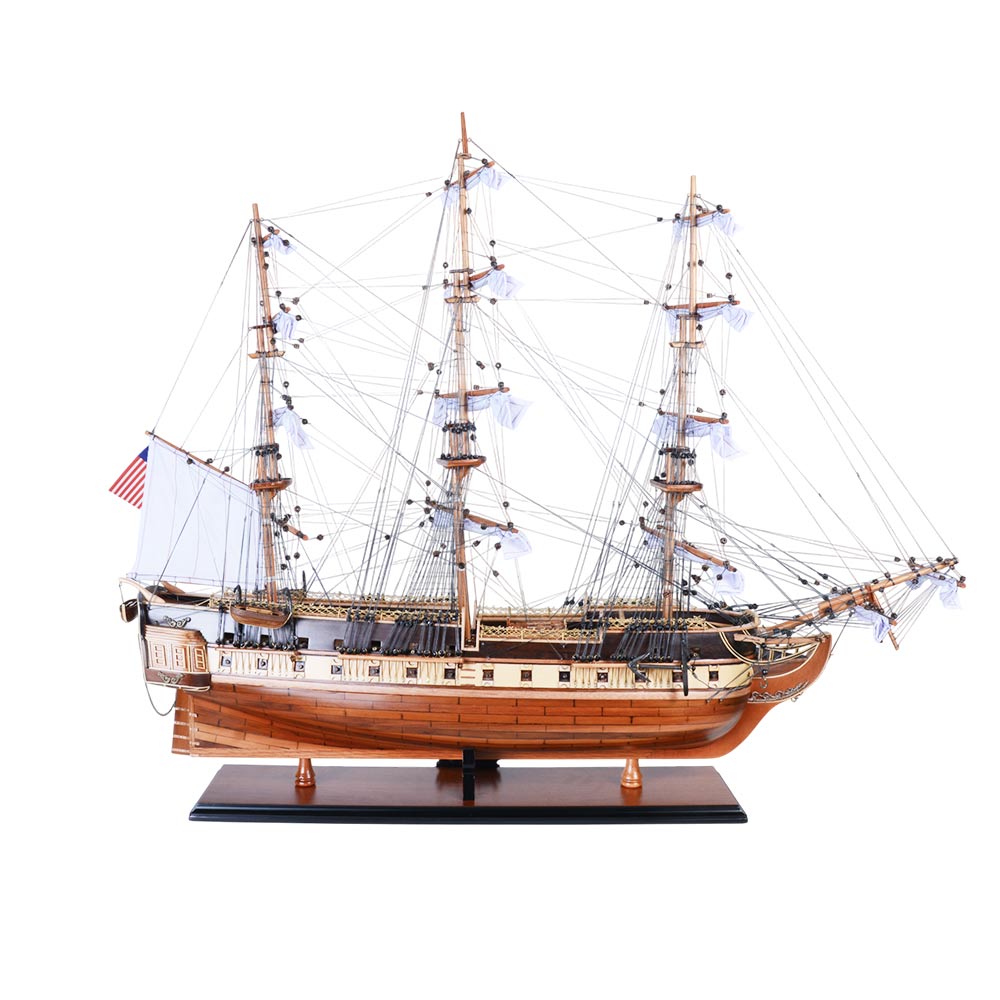 USS Constitution Large With Floor Display Case