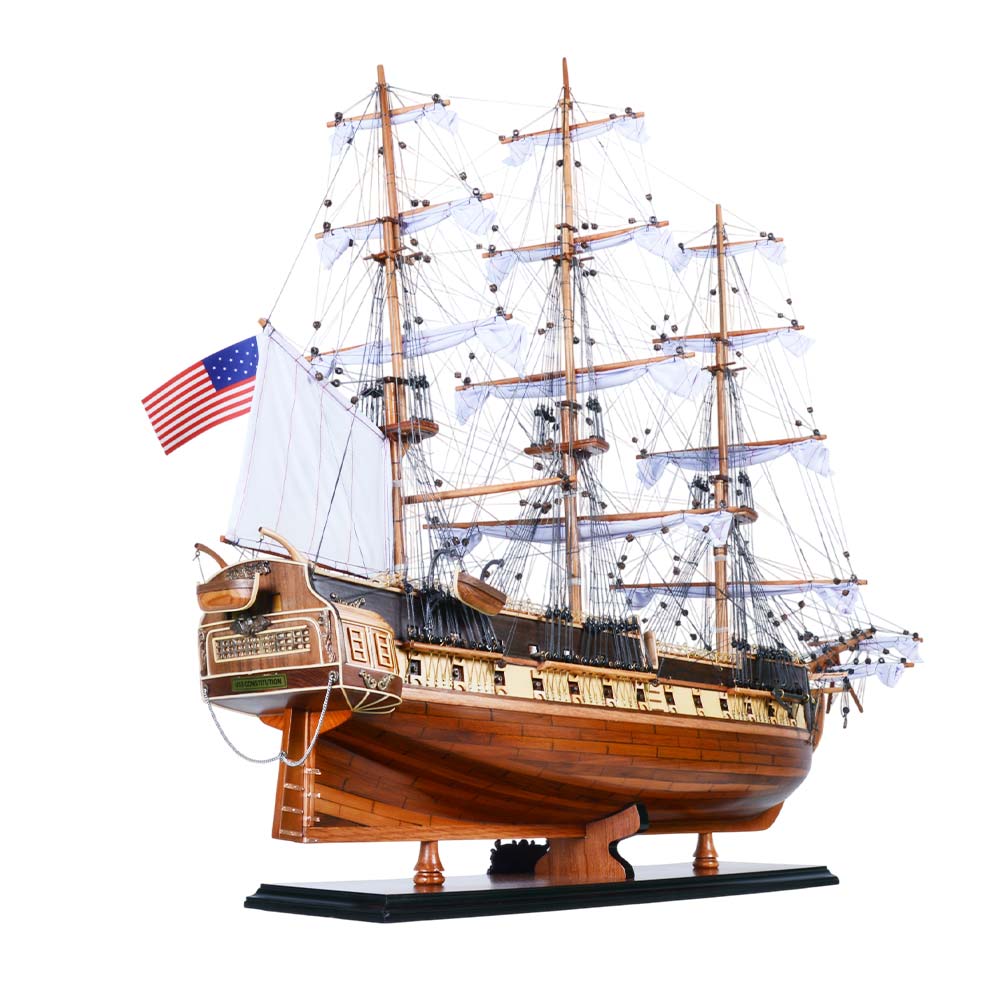 USS Constitution Large With Floor Display Case