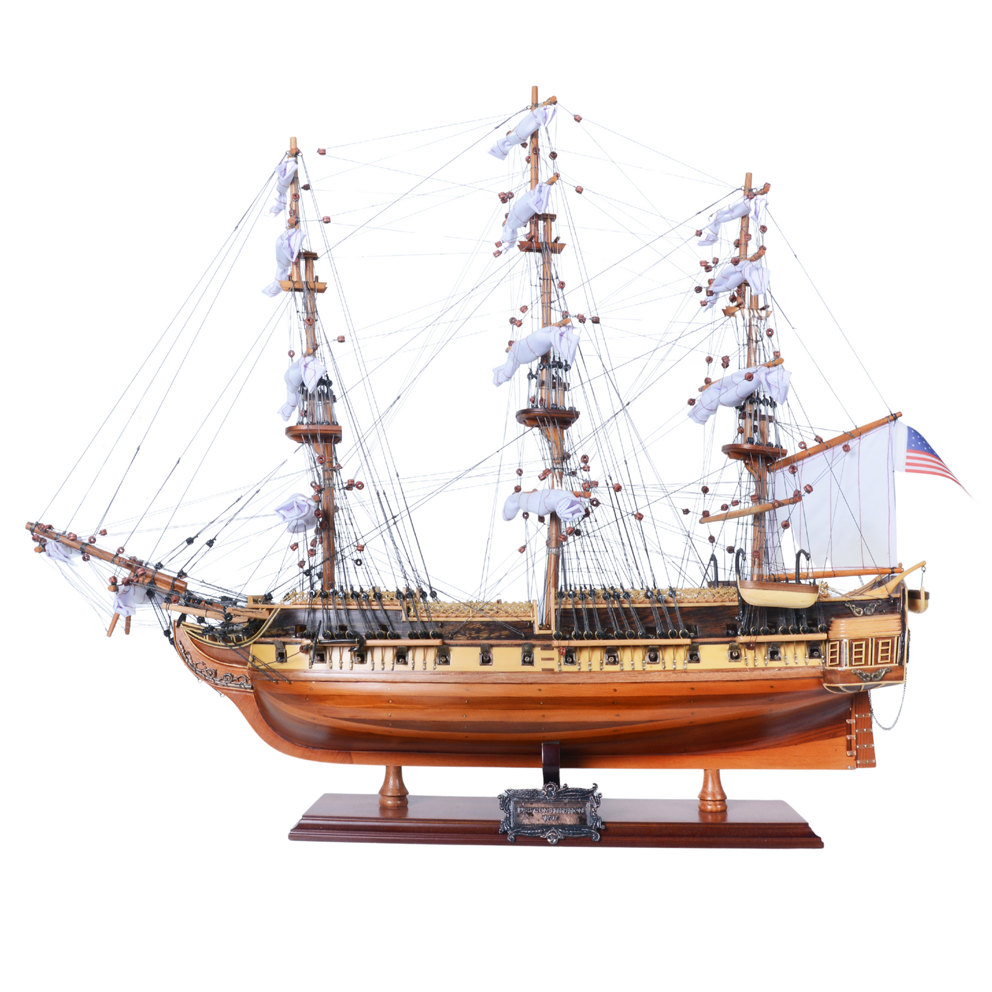 USS CONSTITUTION MODEL GEMİ ORTA BOY