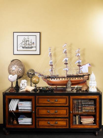 USS CONSTITUTION MODEL GEMİ ORTA BOY