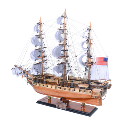 USS Constitution SINIRLI ÜRETİM Tam Eğri Yelkenler Sadece 100 Adet Üretildi