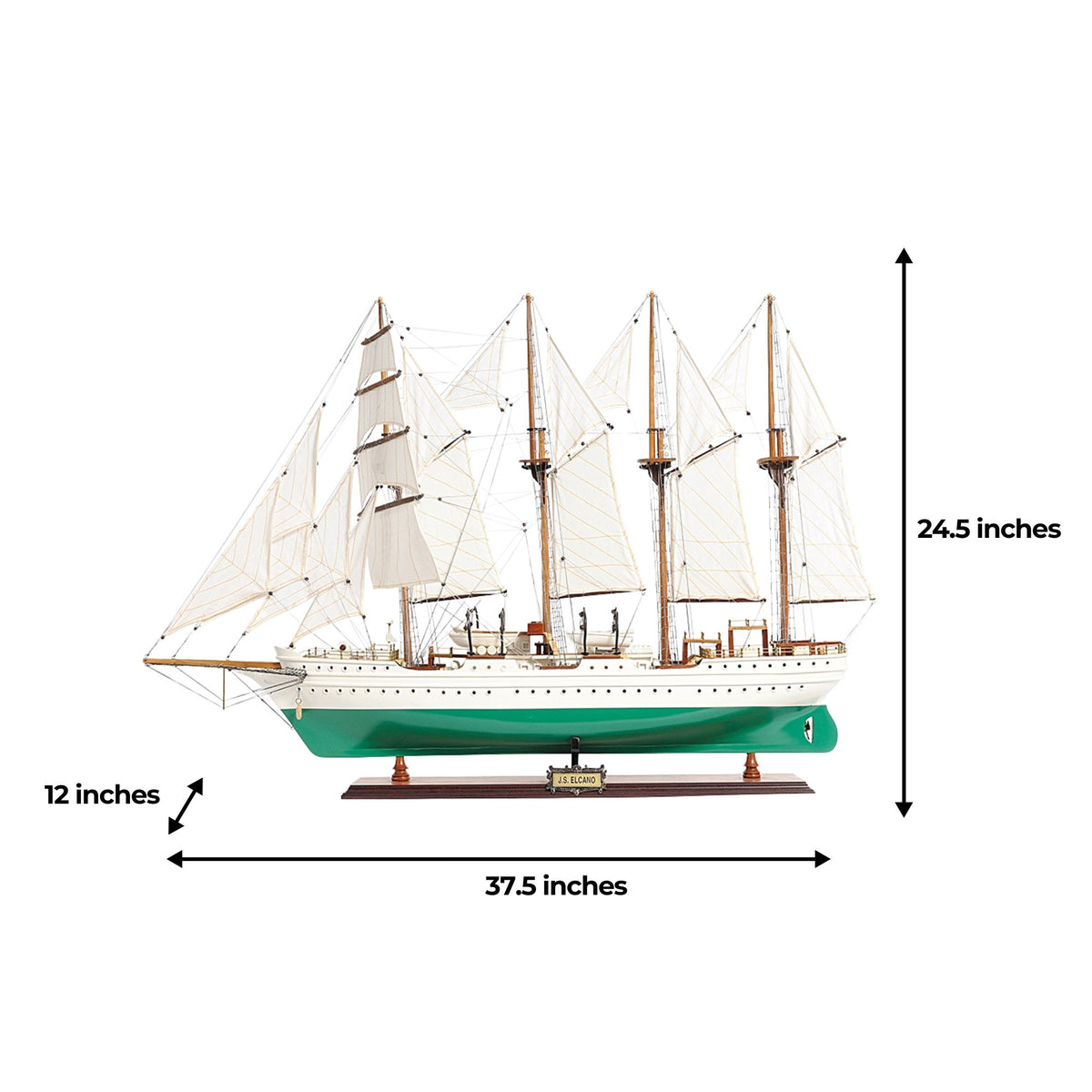 J.S. ELCANO Tall Ship Model Admiral Line