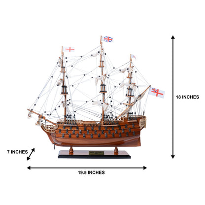 Victory Small Tall Ship Model Captain Line