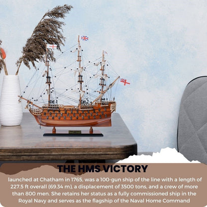Victory Small Tall Ship Model Captain Line