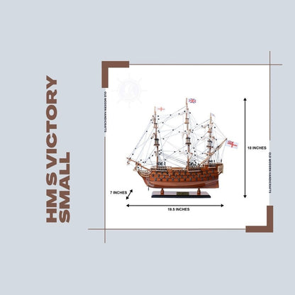 Victory Small Tall Ship Model Captain Line