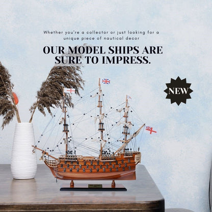 Victory Small Tall Ship Model Captain Line