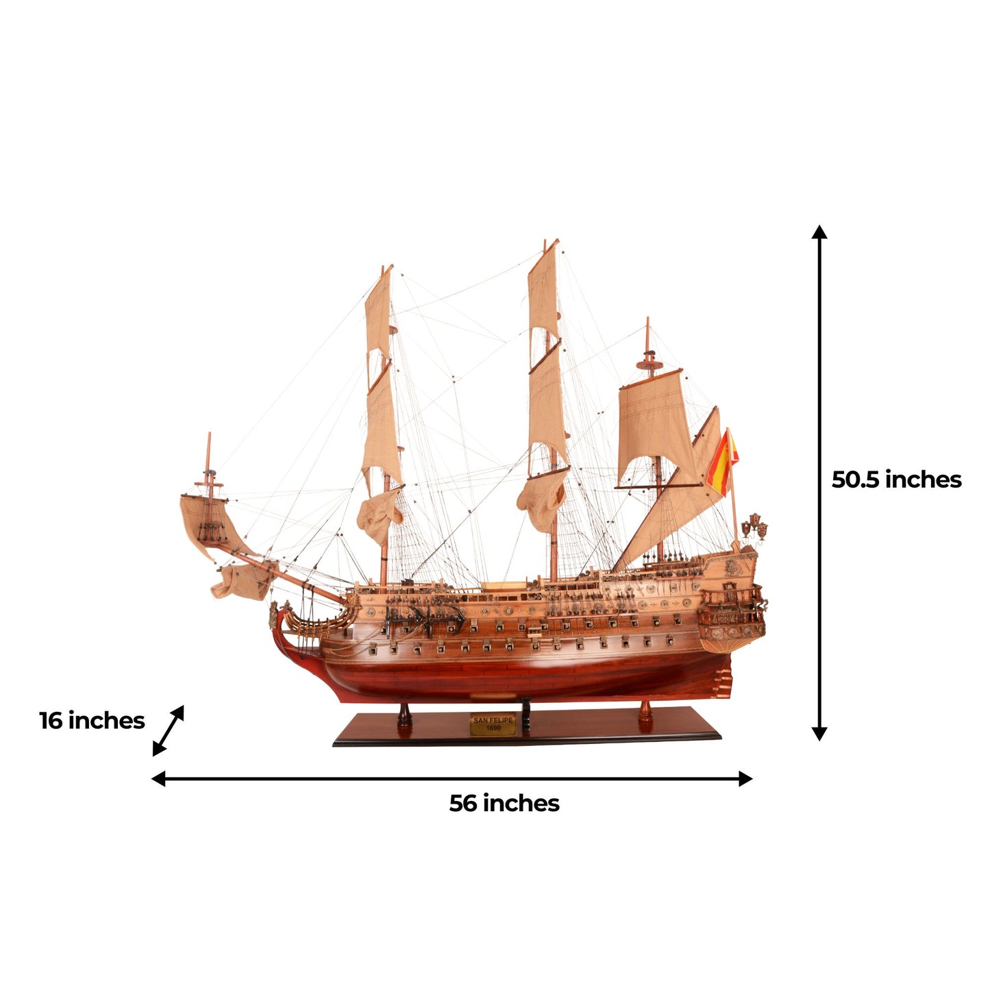 Maquette du navire San Felipe XL (édition limitée)
