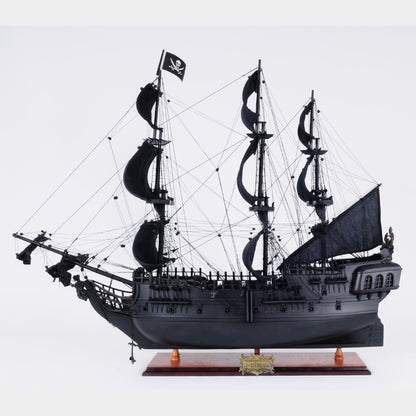 Black Pearl Pirate Ship Large With Floor Display Case