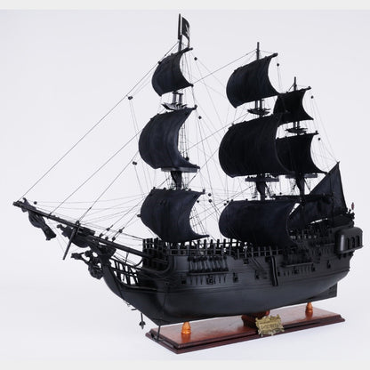 Black Pearl Pirate Ship Large With Floor Display Case