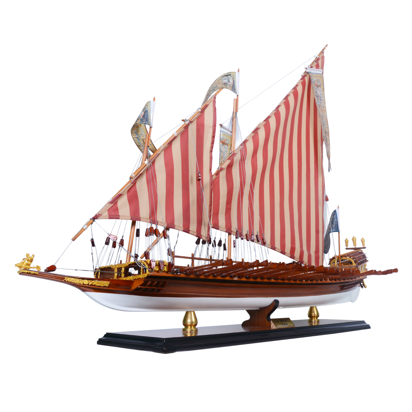 La Real Galley Spanish Ship Model - Custom Made