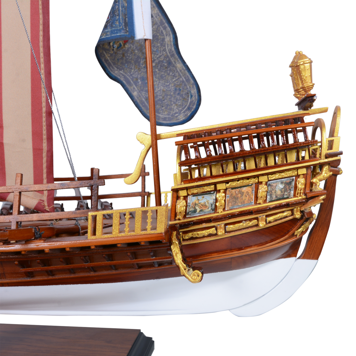 La Real Galley Spanish Ship Model - Custom Made
