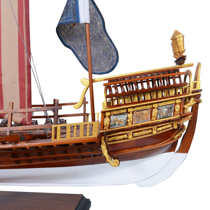 La Real Galley Spanish Ship Model - Custom Made