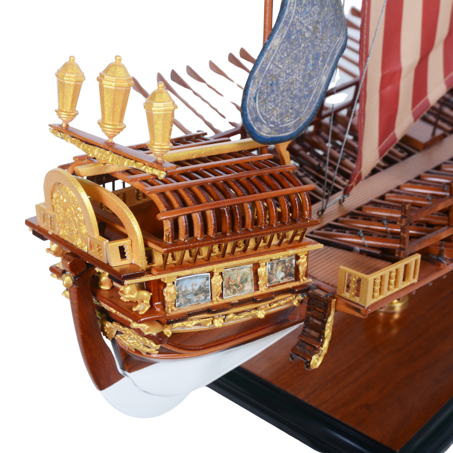 La Real Galley Spanish Ship Model - Custom Made