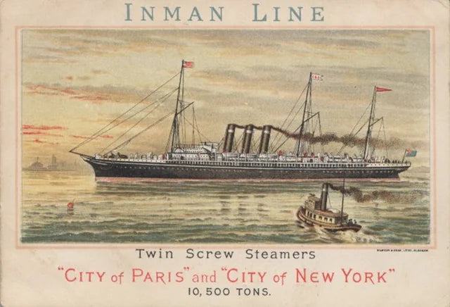 SS City of New York Ocean Liner 30 inches boat model