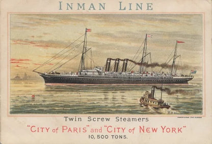 SS City of New York Ocean Liner 30 inches boat model