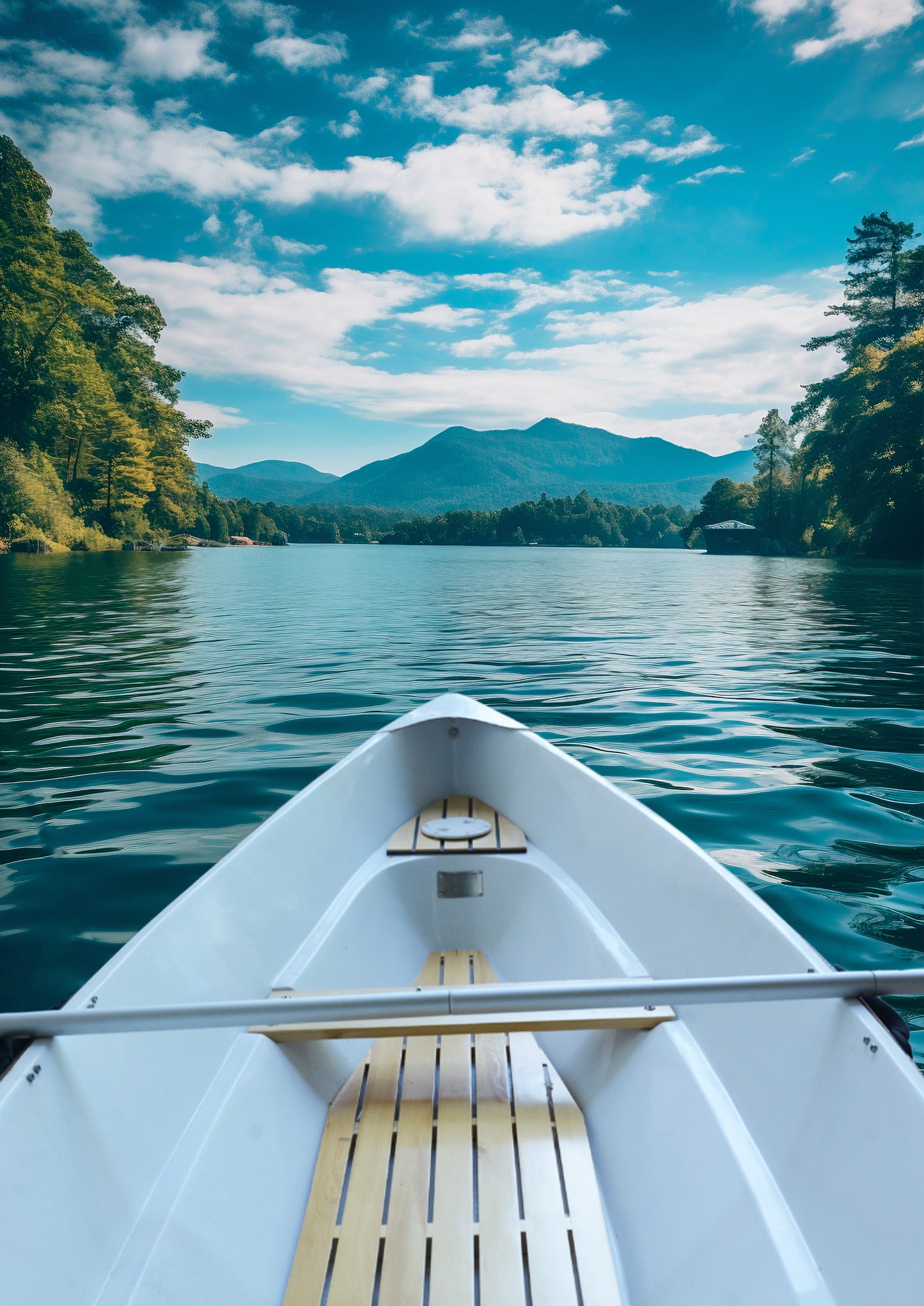 Swansea - Small composite Row Boat Canoe 10ft