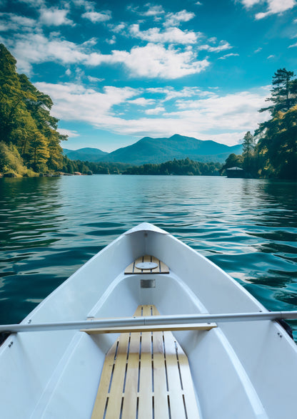 Swansea - Small composite Row Boat Canoe 10ft