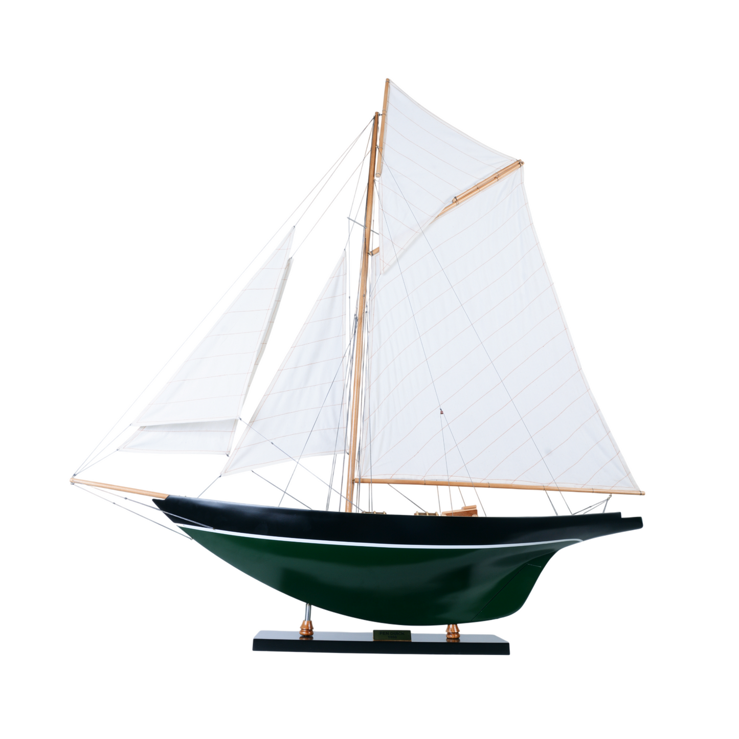 Pen Duick Painted Large Sailboat Schooner Yacht Model