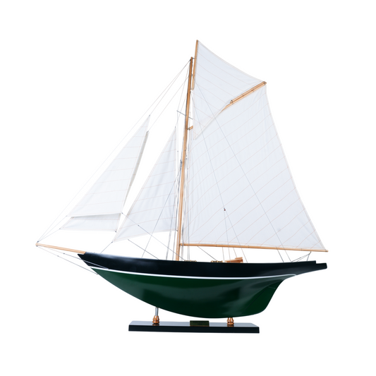 Pen Duick Painted Large Sailboat Schooner Yacht Model