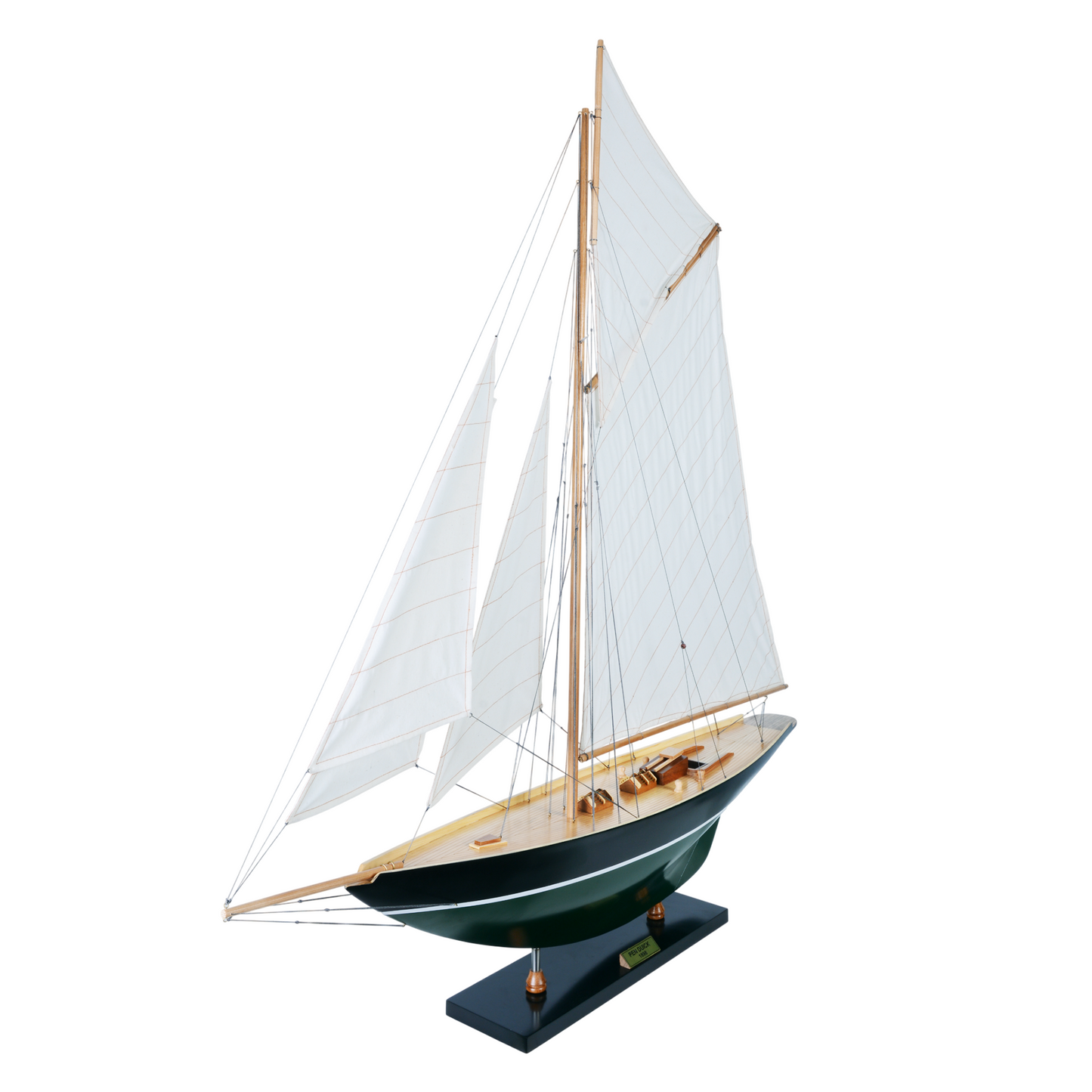 Pen Duick Painted Large Sailboat Schooner Yacht Model
