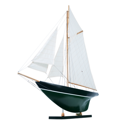 Pen Duick Painted Large Sailboat Schooner Yacht Model