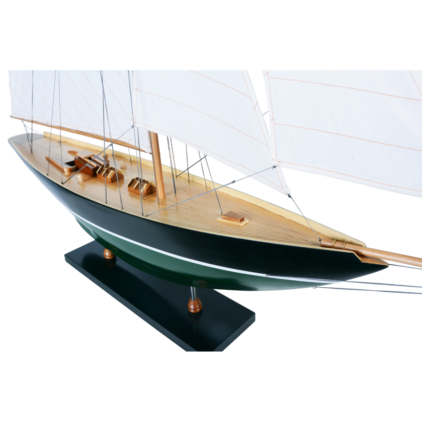 Pen Duick Painted Large Sailboat Schooner Yacht Model