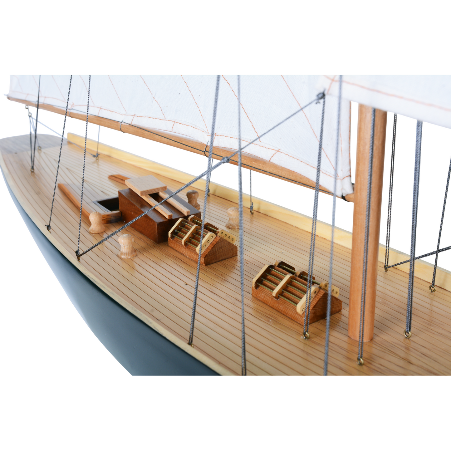Pen Duick Painted Large Sailboat Schooner Yacht Model