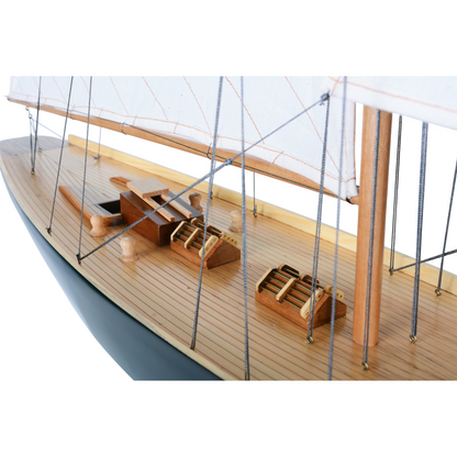Pen Duick Painted Large Sailboat Schooner Yacht Model