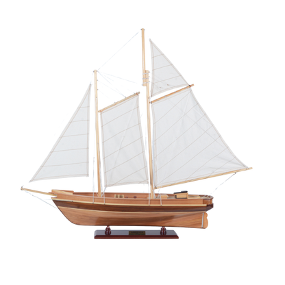 America Cup Racing Yacht Fully Assembled Model