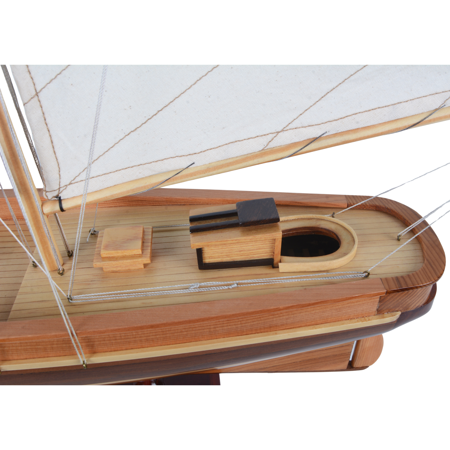 America Cup Racing Yacht Fully Assembled Model
