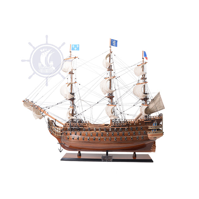 ROYAL LOUIS INLAY HULL | Museum-quality | Fully Assembled Wooden Ship Model