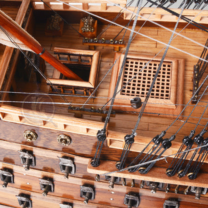 ROYAL LOUIS INLAY HULL | Museum-quality | Fully Assembled Wooden Ship Model
