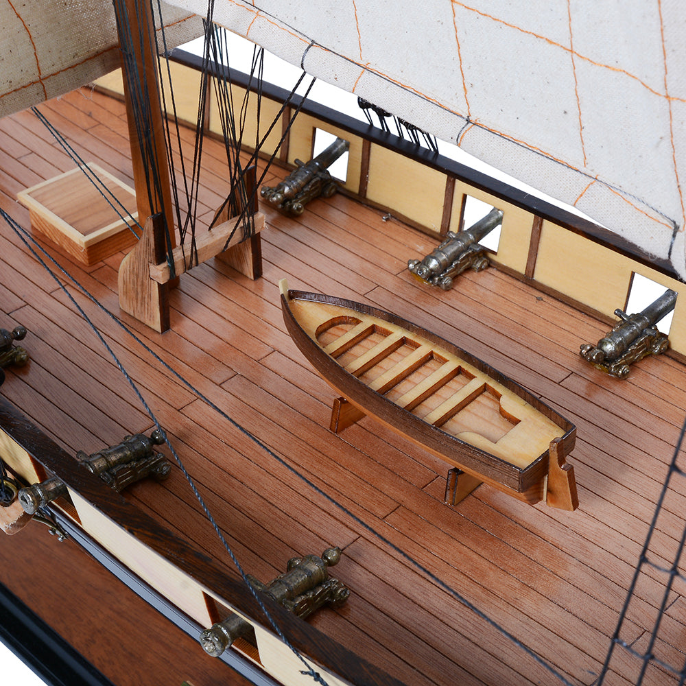 Lynx Painted Tall Ship Model Captain Line