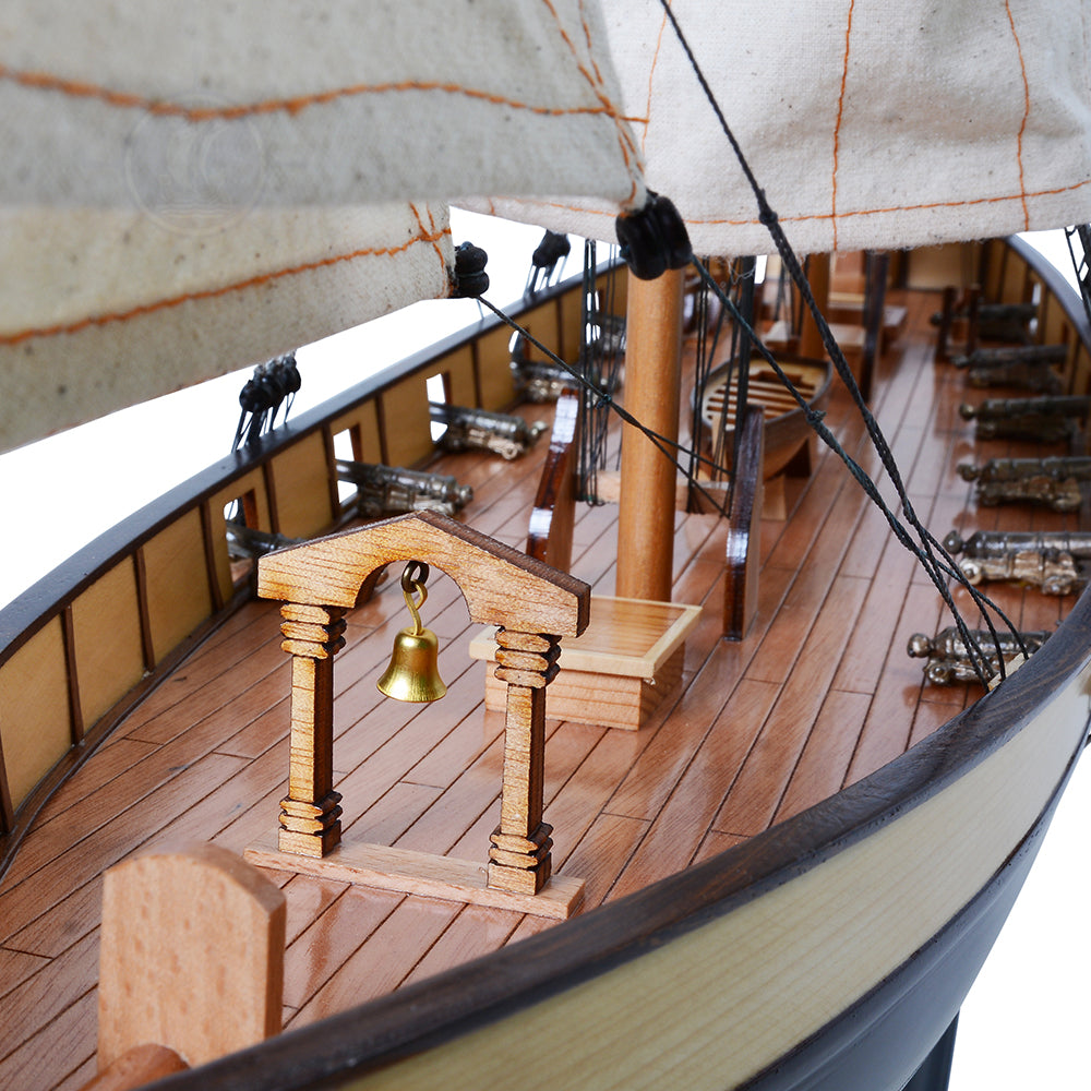 Lynx Painted Tall Ship Model Captain Line