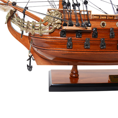 SAN FELIPE MODEL SHIP SMALL| Museum-quality | Fully Assembled Wooden Ship Models