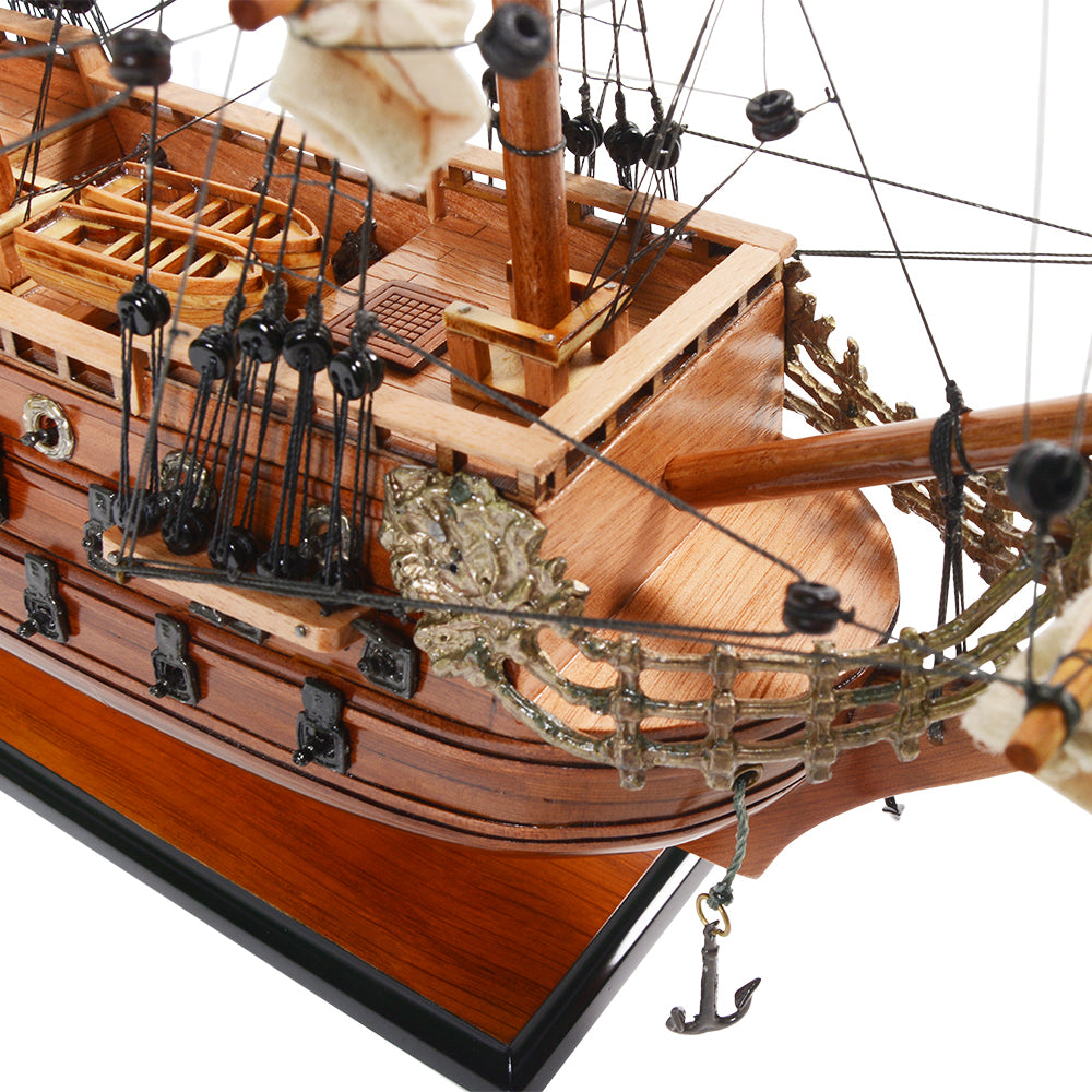 SAN FELIPE MODEL SHIP SMALL| Museum-quality | Fully Assembled Wooden Ship Models