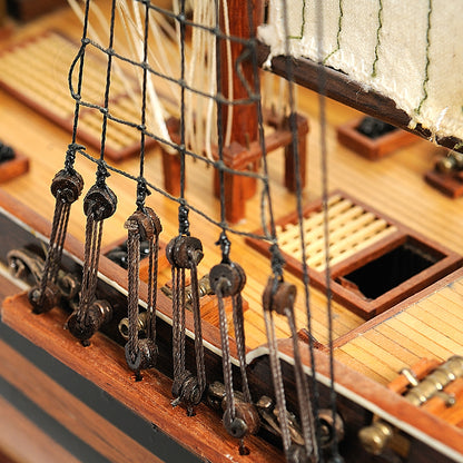The El Cazador Tall Ship Model Captain Line