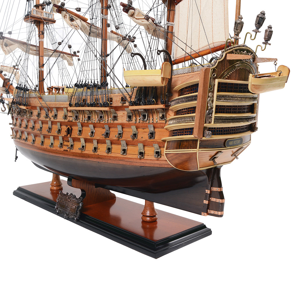 HMS VICTORY MODEL SHIP MID SIZE | Museum-quality | Fully Assembled Wooden Ship Models