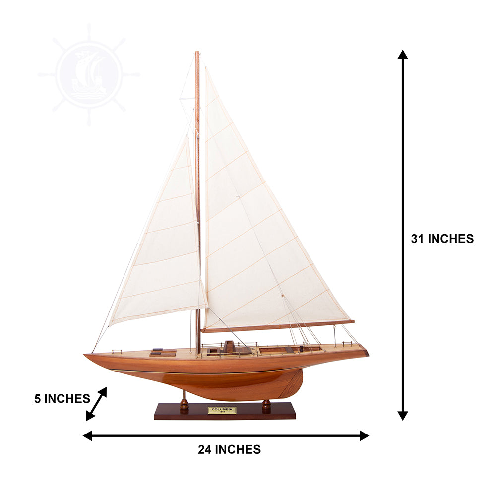 Columbia Sm Sailboat Model America Cup