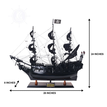 BLACK PEARL PIRATE SHIP MODEL MEDIUM